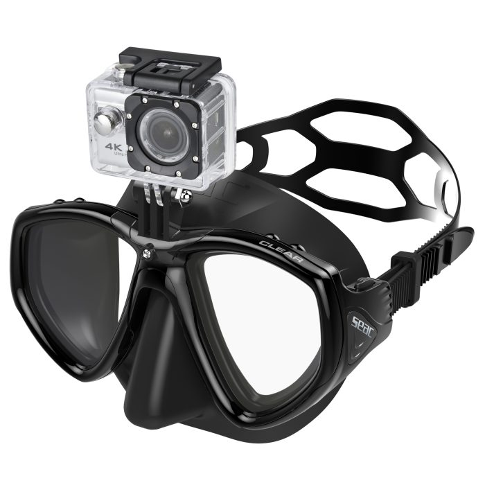 MASKA CLEAR CAM S/BL ČIERNA – Obrázok 2