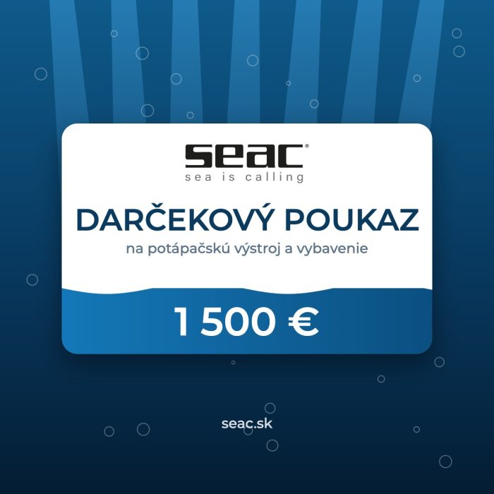 Darčekový poukaz SEAC 1500 €